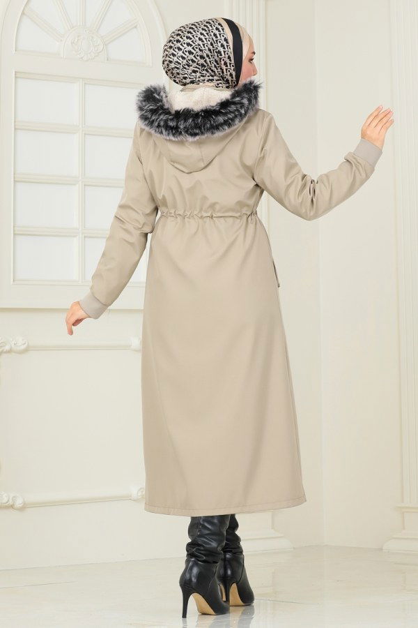 Coat 0827MSA980 Stone - 6