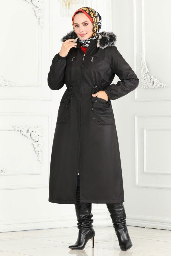 Coat 0831MSA980 Black - 2