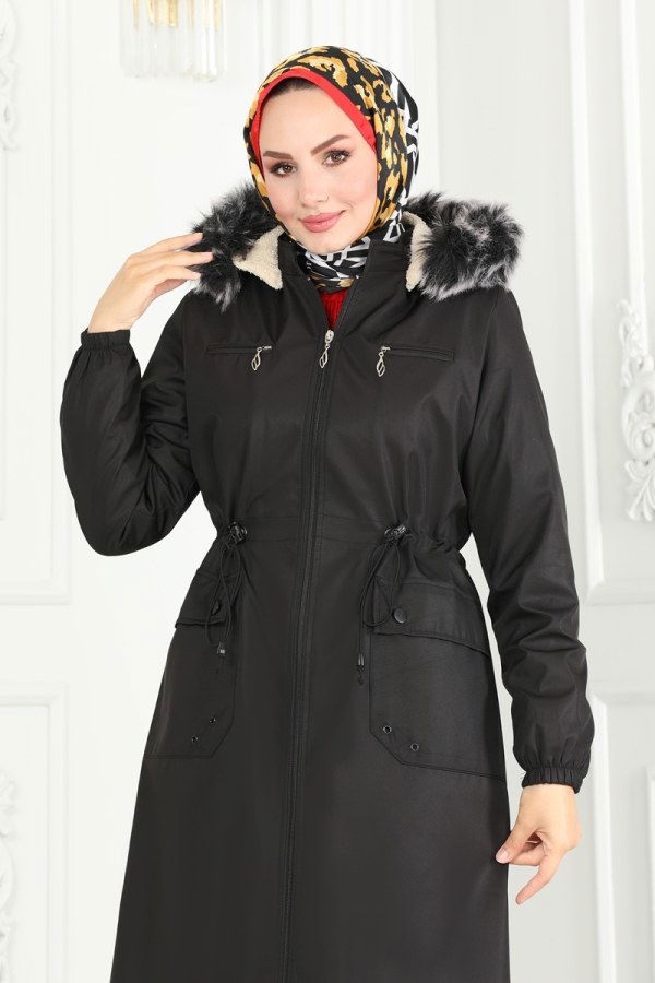 Coat 0831MSA980 Black - 4