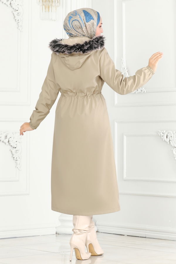 Coat 0831MSA980 Stone - 6