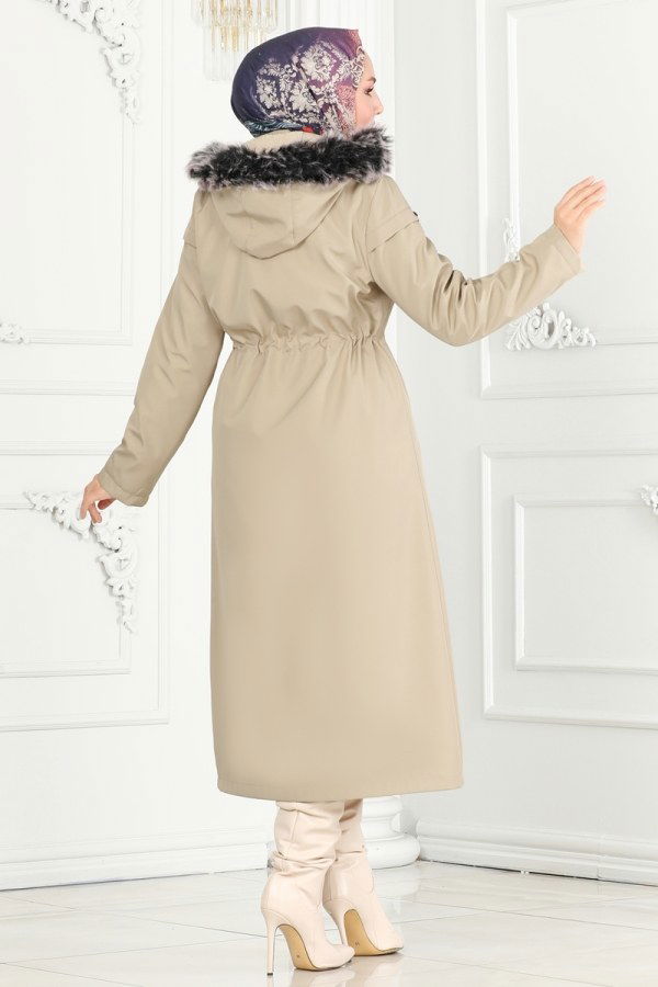 Coat 0851MSA980 Stone - 7