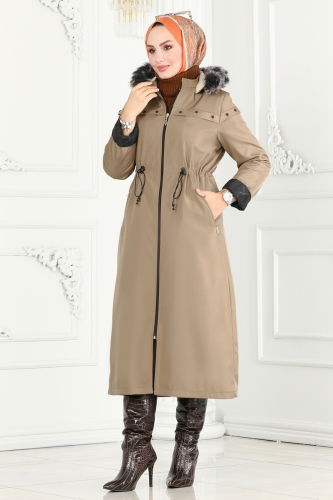 moda selvim Coat 0851MSA980 Vision - Thumbnail