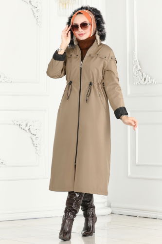 moda selvim Coat 0851MSA980 Vision - Thumbnail