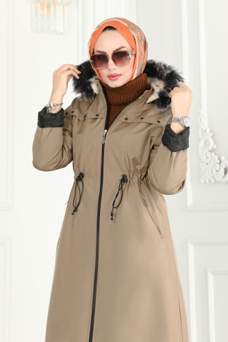 moda selvim Coat 0851MSA980 Vision - Thumbnail