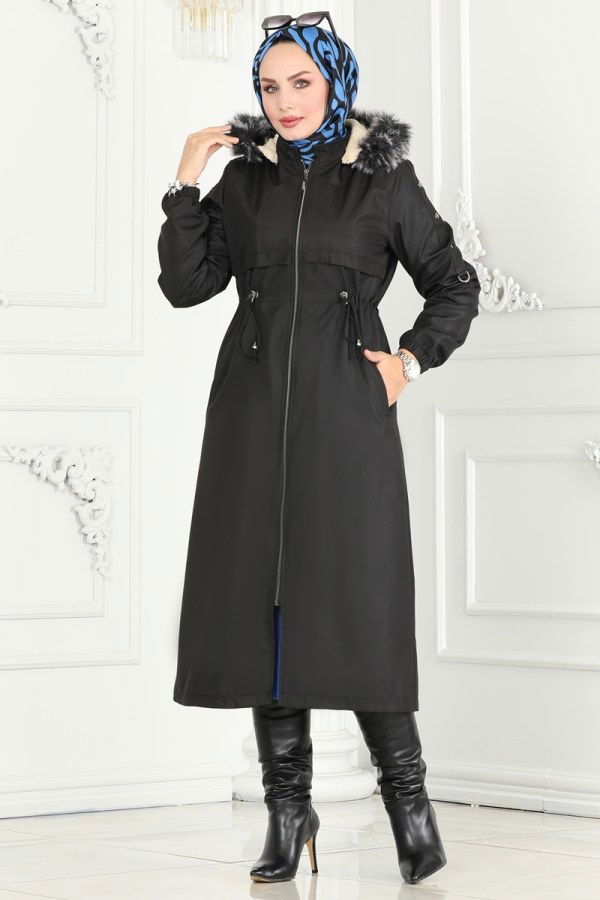 Coat 0855MSA980 Black - 2