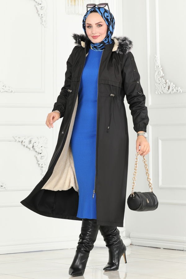 Coat 0855MSA980 Black - 1