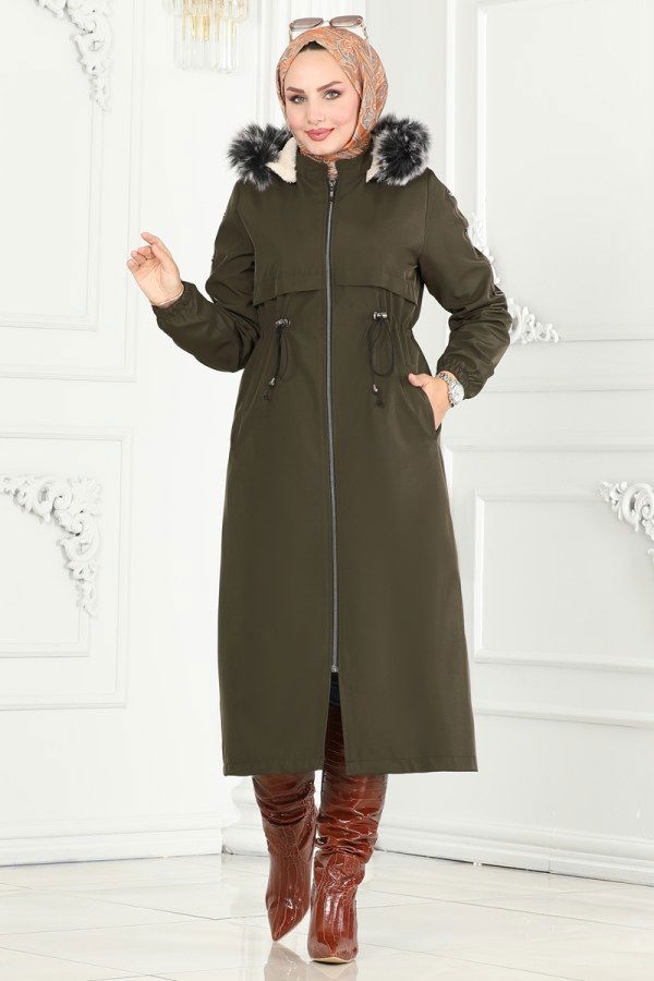 Coat 0855MSA980 Khaki - 2