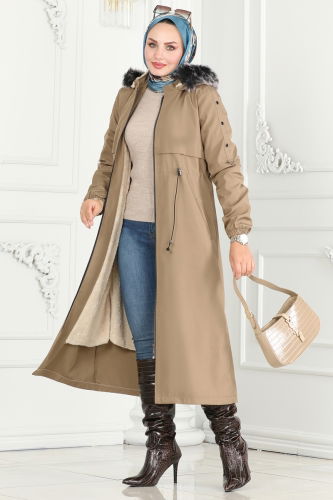 moda selvim Coat 0855MSA980 Vision - Thumbnail