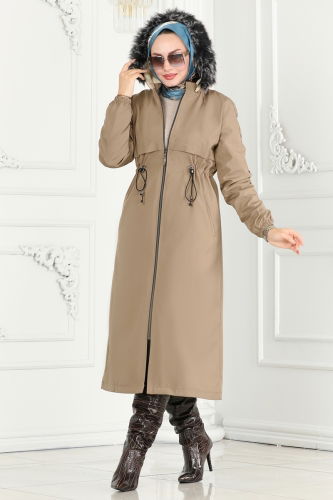 moda selvim Coat 0855MSA980 Vision - Thumbnail