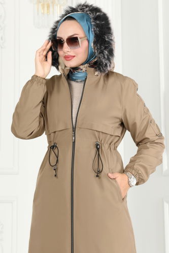 moda selvim Coat 0855MSA980 Vision - Thumbnail