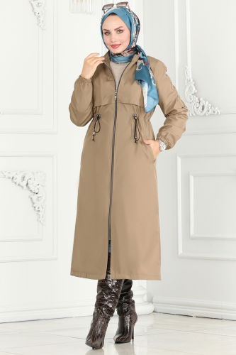 moda selvim Coat 0855MSA980 Vision - Thumbnail