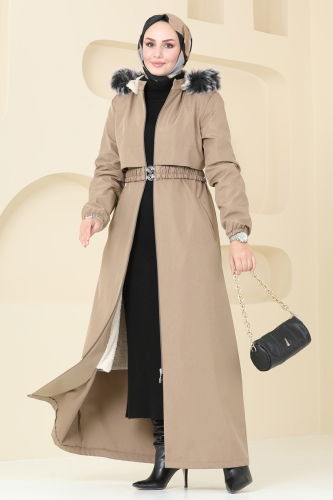 moda selvim Coat 0856MSA980 Vision - Thumbnail