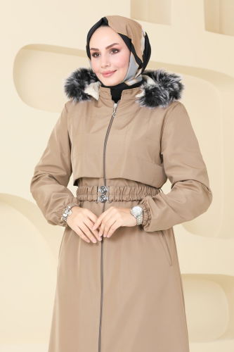 moda selvim Coat 0856MSA980 Vision - Thumbnail