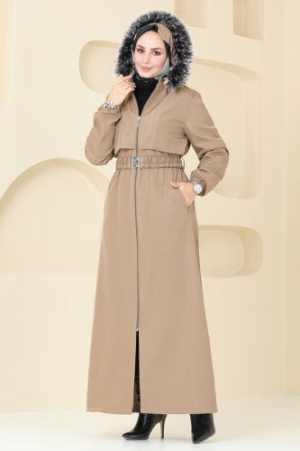 moda selvim Coat 0856MSA980 Vision - Thumbnail