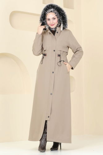 moda selvim Coat 0857MSA980 Vision - Thumbnail