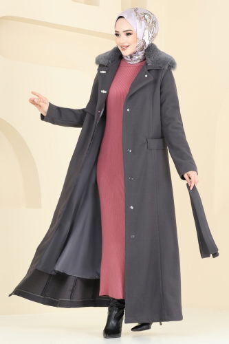 Coat 1121OZT1013 Dark Anthracite - 2