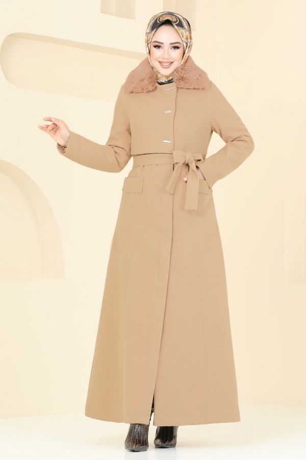 Coat 1121OZT1013 Latte - 3