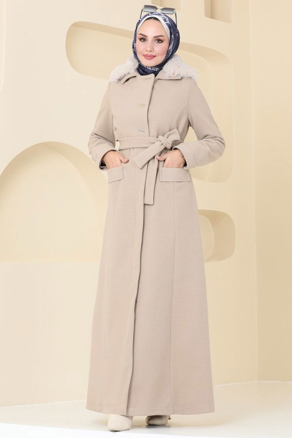 Coat 1121OZT1013 Stone - 3