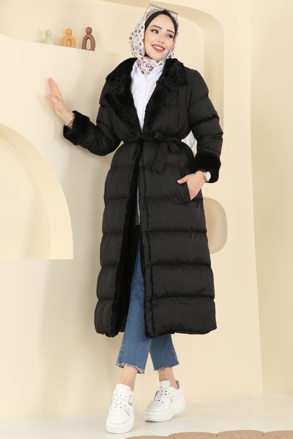 Modaselvim Topper Coat 1160YMC1171 Black