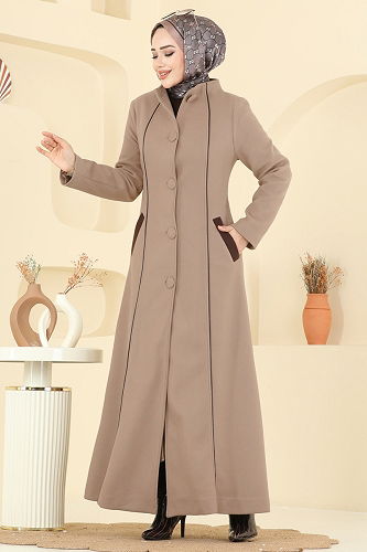 moda selvim Coat 1173OZT1013 Vision - Thumbnail