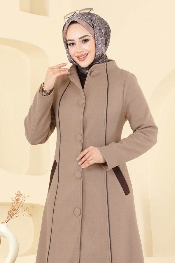 Modaselvim معطف معطف بيج 1173OZT1013