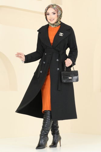 T.R.T. - Coat 2012TRT545 Black