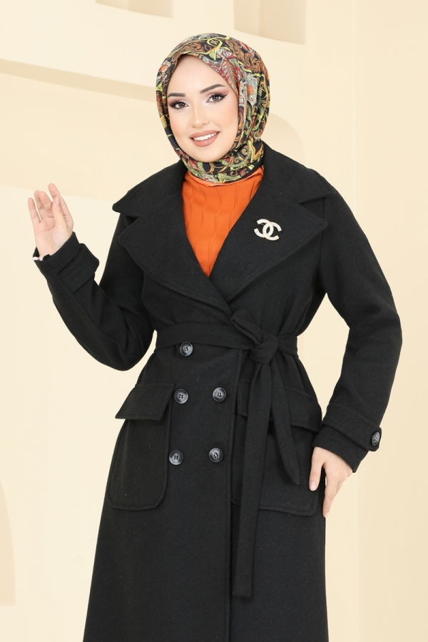 Coat 2012TRT545 Black - 3