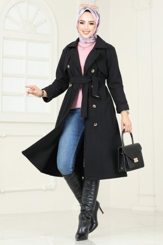 B.G.S. - Coat 2054BG354 Black