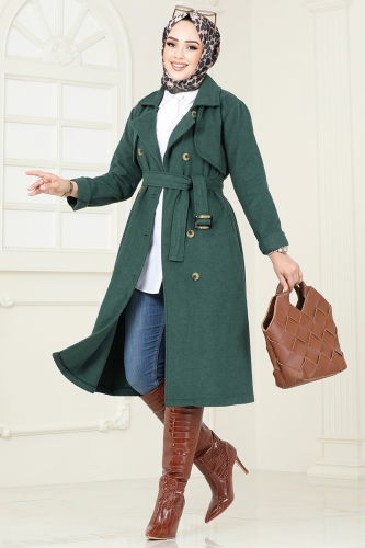 Coat 2054BGS895-M Emerald