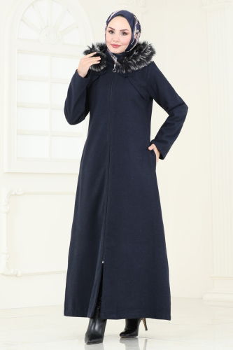 B.G.S. - Coat 2058BG354 Navy Blue