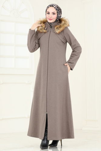 moda selvim Coat 2058BG354 Vision - Thumbnail