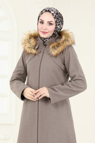 moda selvim Coat 2058BG354 Vision - Thumbnail