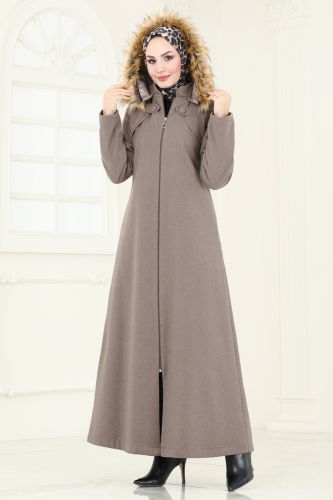 moda selvim Coat 2058BG354 Vision - Thumbnail