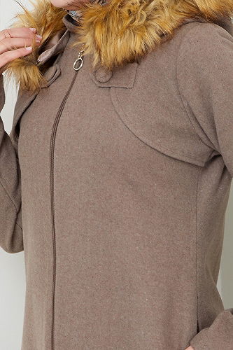 moda selvim Coat 2058BGS895-M Vision - Thumbnail