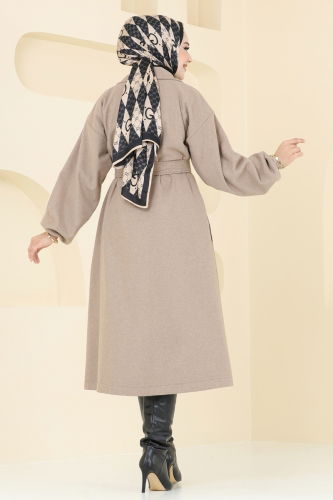 moda selvim Coat 2059BG354 Vision - Thumbnail