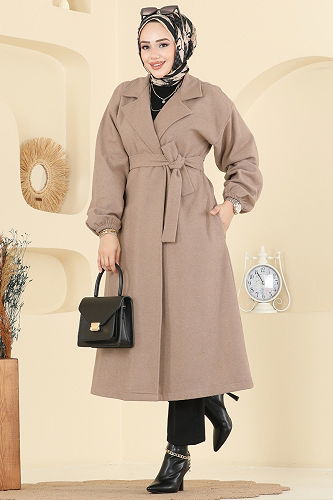 moda selvim Coat 2059ERK1158 Vision - Thumbnail