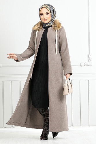 moda selvim Coat 2060BGS895-M Vision - Thumbnail