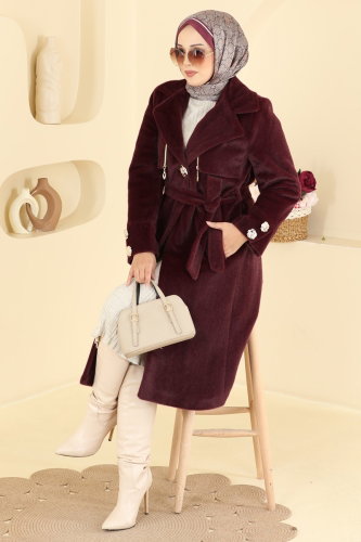 G.M.F. - Coat 2082GMF1212 Burgundy