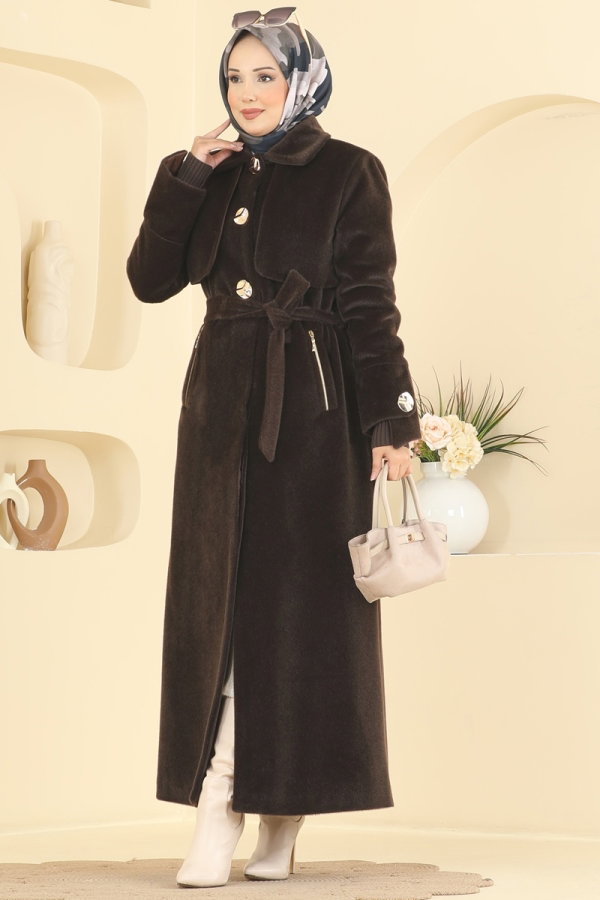 Modaselvim Topper Coat 2085GMF1212 Brown