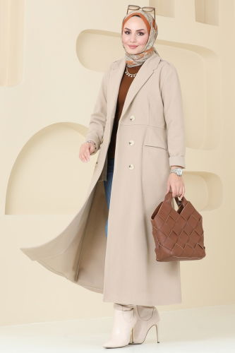 S.V.T. - Coat 2627SVT808 Latte