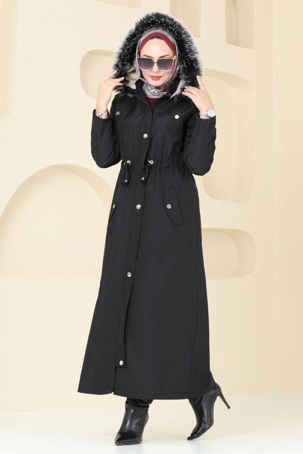 Modaselvim Topper Coat 3028KTR750 Black