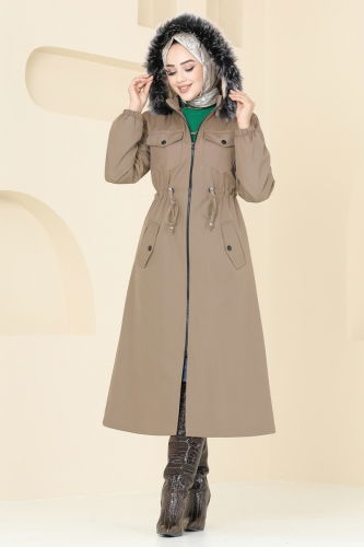 moda selvim Coat 3029KTR750 Vision - Thumbnail