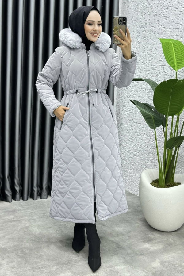 Coat 3034DFL152 Gray - 1