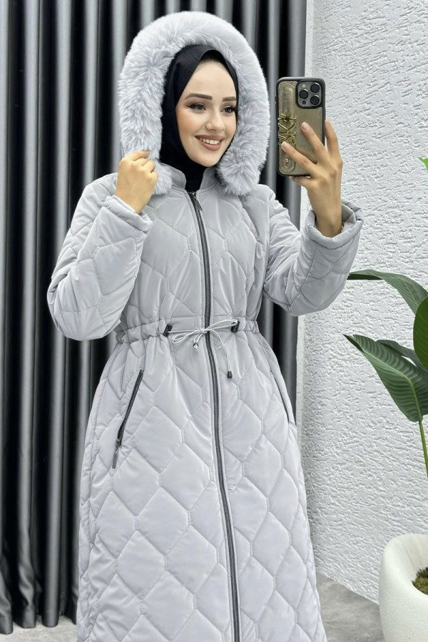 Coat 3034DFL152 Gray - 3