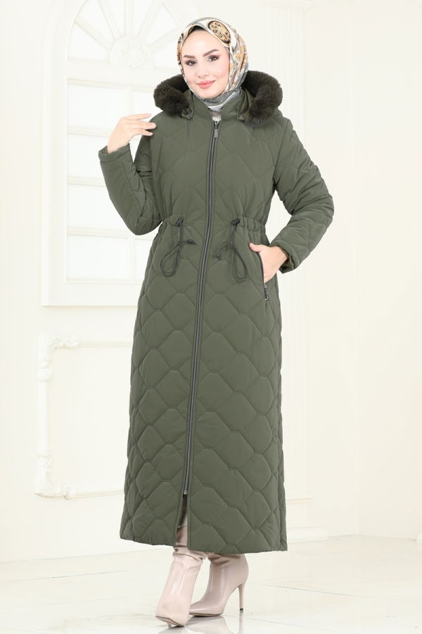 Coat 3034DFL152 Khaki - 1