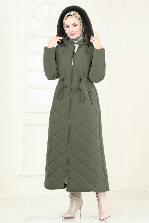 Coat 3034DFL152 Khaki - 3