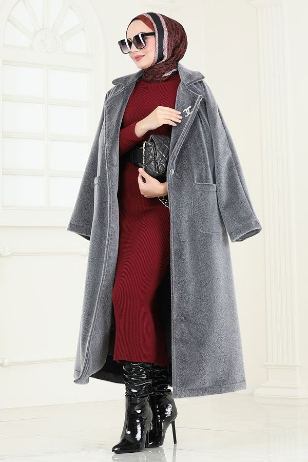 D.F.L. - Coat 3084DFL152 Anthracite