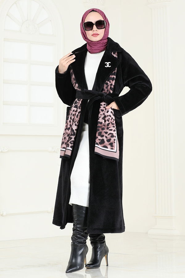 D.F.L. - Coat 3084DFL152 Black