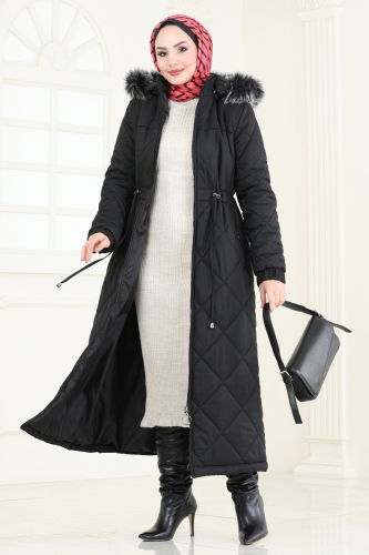 Coat 3105HN394 Black - 2