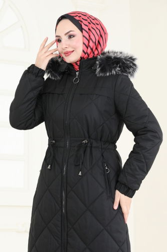 Coat 3105HN394 Black - 4